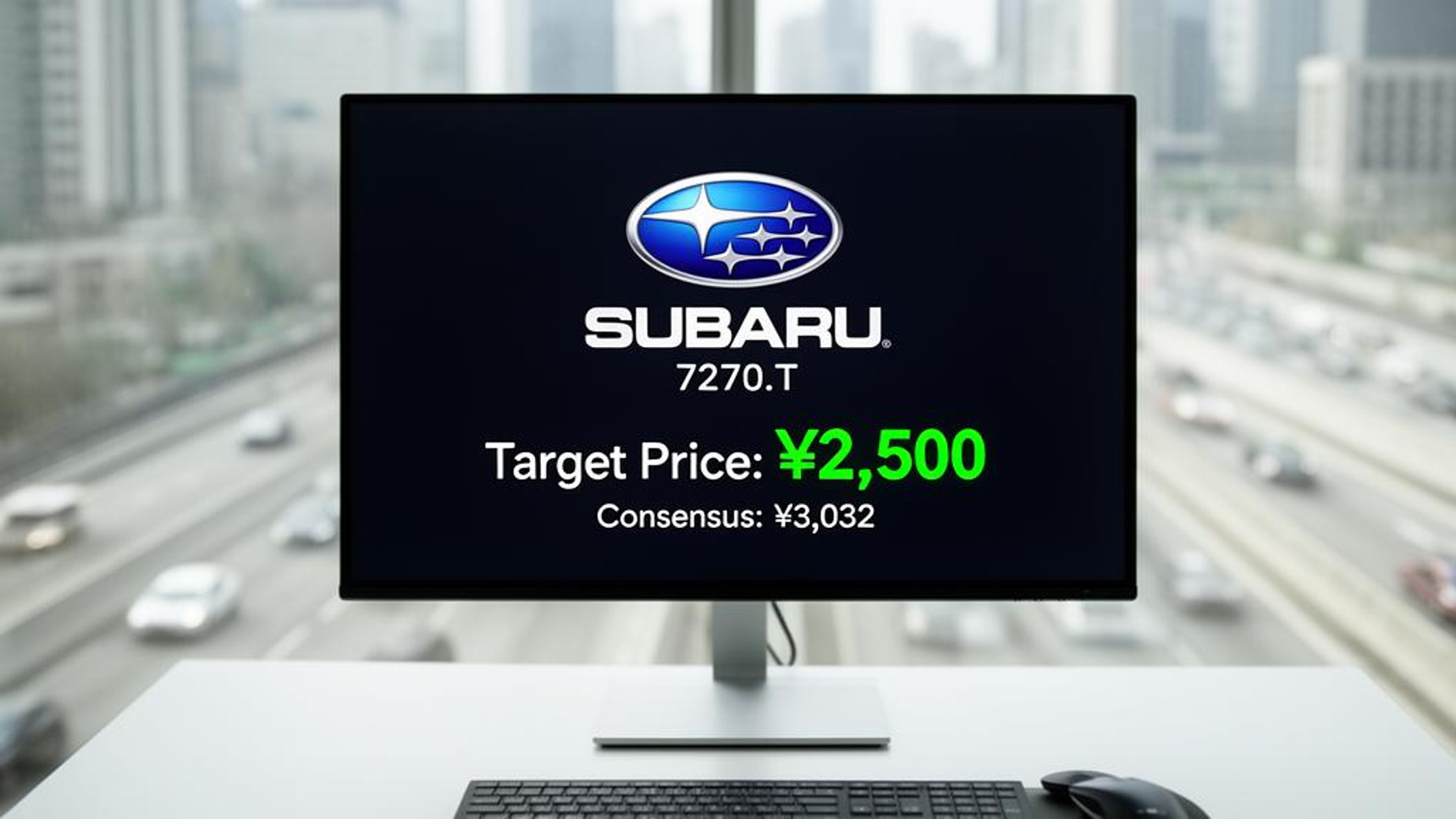 SUBARU、米系大手証券が中立に格上げ、目標株価も2500円に