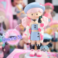 Original Molinta Popcorn Sister Gossip Club Series Blind Box Toys Model Confirm Style Cute Anime Figure Gift Surprise Box