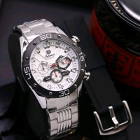 JAM TANGAN PRIA TETONIS ORIGINAL CRONOGRAPH FULL STANLESS WATER RESIST KACA SAPHIRE ANTI GORES Ana