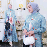 Azzahra Syari Alesa Series | Gamis Motif Terbaru Silk Sutra Premium
