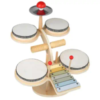 Drum Set For Kids Musical Toys Kids Musical Instruments Drum Set Musical Kit Learning &amp; Education Toys Multifunctional Toddler