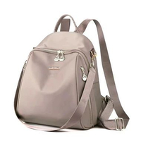 Tas ransel wanita JIMIUER 7166 Original Import Waterproof muat laptop 13 in tas 2in1 Beige