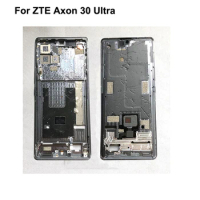 LCD Holder Screen Front Frame For ZTE Axon 30 Ultra Housing Case Middle Frame No Power Volume Buttons For ZTE Axon30 Ultra