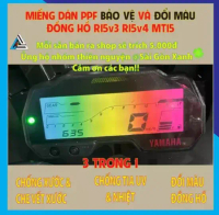Miếng Dán PPF Đổi Màu Và Bảo Vệ Đồng Hồ Xe R15v3 R15v4 MT15,  Decal - Dán Dễ Dàng, Giữ Zin Đồng Hồ 1