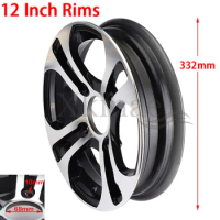 12 inch rims aluminum alloy wheels 12x2.50 12x4.0 fit for electric bike tricycle balance bike accessories