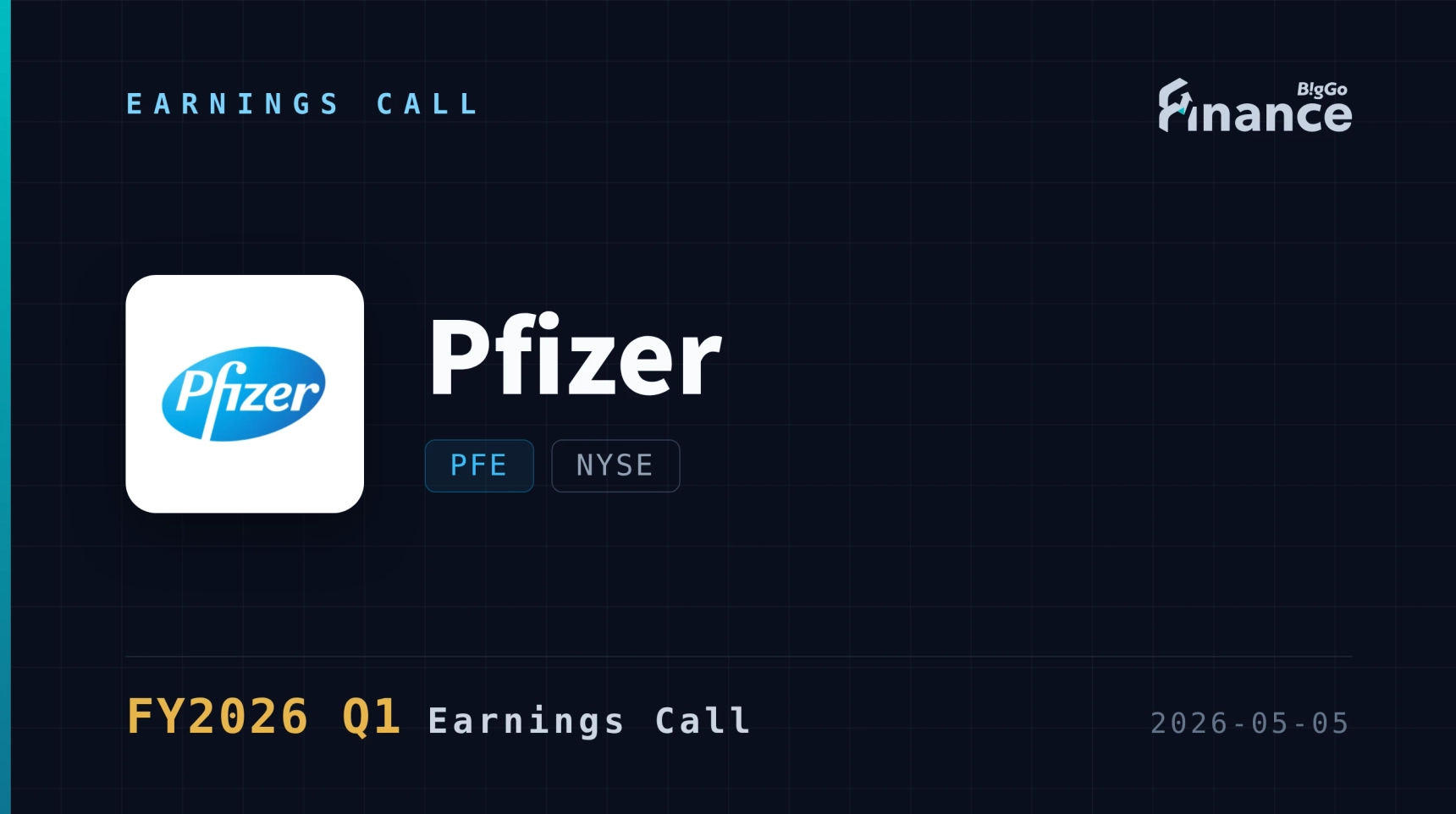 [PFE Q1 2026 Earnings Call] Pfizer Beats Q1 Estimates, Lifts Post-2028 ...