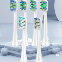 4Pcs Replacement Electric Toothbrush Head Deep Cleaning Teeths Soft Dupont Bristles Compatible With Philips