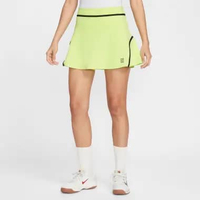 NIKE Women Tennis NKCT Dri-Fit Advantage Skirt HR NVLT Rok Tennis Wanita [II3625-736] A/L Lt Lemon T