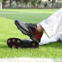 New Waterproof Golf Shoes Men Big Size 39-48 Golf Sneakers Outdoor Comfortable Walking Footwears Anti Slip