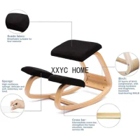 LightenUp Original Ergonomic Kneeling Chair Stool Home Office Furniture Ergonomic Rocking Wooden Kneeling Computer Posture Chair