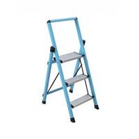 Krisbow Tangga Lipat Slim 3 Step 1 Meter - Biru Ladder Lipat Tangga Lipat Tangga Portable Step Ladde
