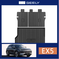 Geely EX5 e5 รถ TPE เบาะรองนั่งพนักพิงจัดเก็บพับ ถาดวางของท้ายรถ ถาดท้ายรถยนต์ ถาดท้าย คําแนะนําผลิต