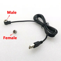 25Sets USB to Magnetic Connector Power Cable Cord Adapter 24V2A Fast Charging Cable Magnetic Data Line Power Connection Cable