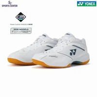 New Sepatu Badminton Yonex Power Cushion SHB65 Z4 / SHB 65 Z4 / SHB65Z4WEX Wide White 42