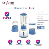 TERBARU!! Blender Serba guna Advance BL5 Blender multifungsi tabung kaca 1.5L blender ice crusher bu
