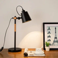 Modern Table Lights Black White For Children's Adjustable Desk Lamps Bedroom Bedside Study Nordic Creative Personality Decor