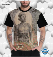 kaos pria baju kaos unik dewasa 50 gulden