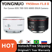 YONGNUO YN50mm 50mm F1.8 II Large Aperture Auto Focus Lens With Super Bokeh Effect For Canon EOS 70D 5D3 600D DSLR Camera