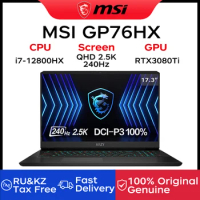 MSI GP76HX Gaming Laptop 17.3 Inch QHD 2.5K 240Hz IPS Screen Notebook i7-12800HX 16GB DDR5 1TB RTX3080Ti Gaming Laptop Computer