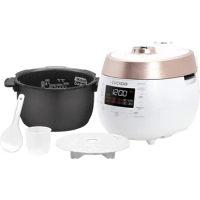 CUCKOO CRP-RT0609FW 6 Cup (Uncooked) &amp; 12 Cup (Cooked) Small Twin Pressure Plate Rice Cooker &amp; Warmer with Premium Nonstick