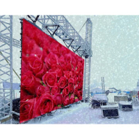 Factory Price Outdoor 15Pcs Panels 2.5x1.5m Full Color P3.91 led Panel Rental LED Display For Event Concert