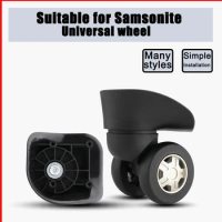 Suitable for Samsonite Trolley Case Universal Wheel Suitcase Accessories Replacement Repair Roller Suitcase Silent Pulley
