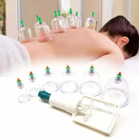 [12 ly] Bộ giác hơi không dùng lửa 12 cốc đủ phụ kiện | Bộ giác hơi 12 ống