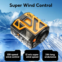 【5 Years Warranty】Mecha Mini USB Clip Fan Waist Fan 8000mAh Capacity High Speed Cooling Fan Portab