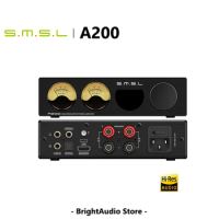 SMSL A200 High Resolution Power Amplifier Hi-Res Audio Bluetooth 5.0 with Remote Control