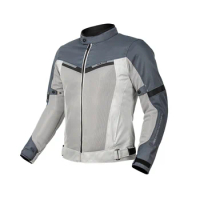 Motorcycle Mesh Breathable Jacket Motorcycle Cycling Suit Windproof Motorbike Racing Jacket Clothes Racing Car Fall Proof Knight