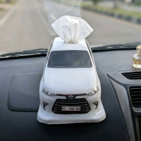 AKSESORIS INTERIOR MOBIL TEMPAT TISU MINIATUR AVANZA TERBARU 2022 - 2024 Plastik Lampu Ukuran 1:16 L