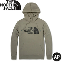 【The North Face 男女款 LOGO 連帽T恤《礦物灰》】4U8Y/帽T/大學T/長袖T