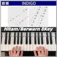 Stiker Piano 88Key Dapat Dilepas Dapat Digunakan Kembali Stiker Tuts Keyboard Piano Stiker