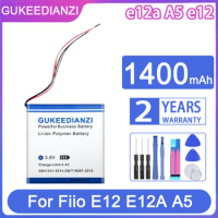 GUKEEDIANZI Replacement Battery 1400mAh For Fiio E12 E12A A5 Player
