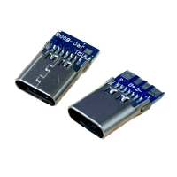 USB 3.1 Type C Connector 4 Pin Test PCB Board Adapter 4P Connector Socket For Data Line Wire Cable Transfer