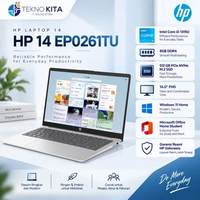 LAPTOP BARU HP 14S EP0261TU INTEL CORE I3 GEN 13 RAM 8GB SSD 512GB 14 Inch FHD Win11 OHS GARANSI RES