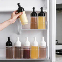 Condiment Plastic Squeeze Bottle For Oil Cruet Ketchup Mustard Mayo Dispenser Salad Sauces Olive Oil Bottles Kitchen Accessories