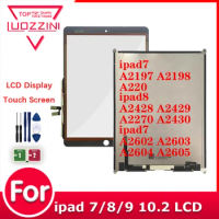 LCD Touch Screen Display Glass Repair For iPad 7 8 10.2 2019 7th Gen A2197 A2198 A2200 /8th 2020 A2270 A2430 A2428 A2429 Tested