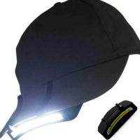 【Ainmax 艾買氏】5LED 夾帽燈 帽檐燈 帽子燈 頭燈 夜釣燈(露營 登山 閱讀 釣魚 單車 照明)