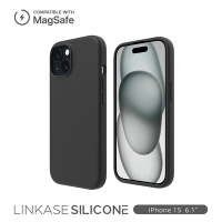 ABSOLUTE LINKASE SILICONE iPhone 15 6.1吋 MagSafe 類膚觸矽膠保護殼(多色可選)