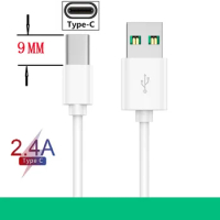 1M Extra Long 9mm Connector Type-C Cable For Xiaomi Mi A3 9 Redmi-note-8 Leagoo KIICAA MIX OUKITEL K10 Type C Charger Cord