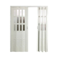 Japan PVC accordion door foldable sliding door room separation fire proof indoor use customized according door