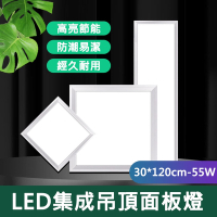 【居家家】集成吊頂LED超薄30*120cm嵌入式55W面板燈（吊頂燈/平板燈/天花板燈）