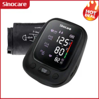 Sinocare Arm Blood pressure Professional Digital Blood pressure monitor Adjustable Cuff 2-Users Mode