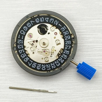 Japan Seiko NH35 Watch Movement Black Date Crown At 3.0 3.8 Automatic Mechanical Movement SKX007 Watch Case Repair Movement