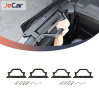 JeCar Alloy Car Roof Handle Door Bar Frame Rope Grab Handles For Jeep Wrangler JL/ Gladiator JT 2018 Up Ceiling Armrest Handrail