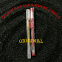 pulpen jafaron original merah & emas