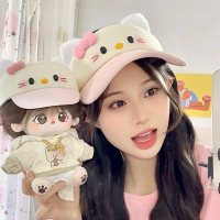 Mũ Rỗng Chống Nắng, Che Nắng Mặt, Mũ Chống Nắng Cô Gái Hoạt Hình Nhỏ Mèo Kt