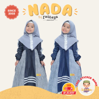 Fattaya Premium Gamis Anak Nada - Baju Muslimah Perempuan Dress Syari Putri Busana Jubah Islami Syar