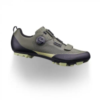 Sepatu Sepeda Cleat MTB Fizik Shoes X5 Terra Military Tangy Green